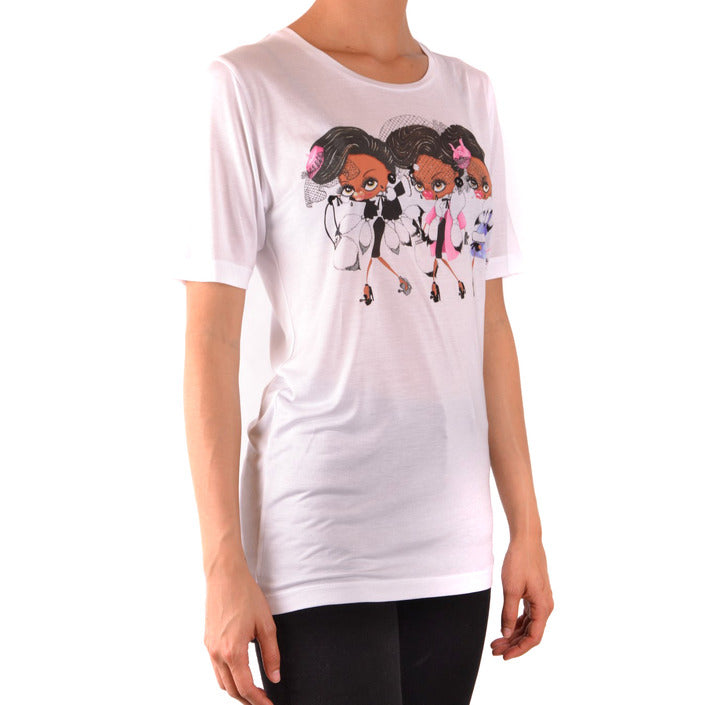 Dsquared Women T-Shirt-Clothing T-shirts-Dsquared-white-M-Urbanheer