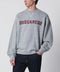 Dsquared2 Grey mélange sweatshirt with logo embroidery