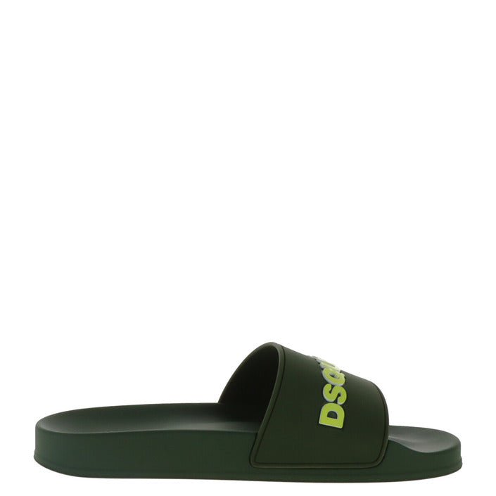 Dsquared2 Men Slippers-Shoes Slippers-Dsquared2-green-40-Urbanheer