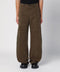 Dsquared2 Military green wide trousers with wear
