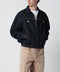 Dsquared2 Navy blue zip-up denim jacket