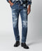 Dsquared2 Slim blue washed jeans with rips