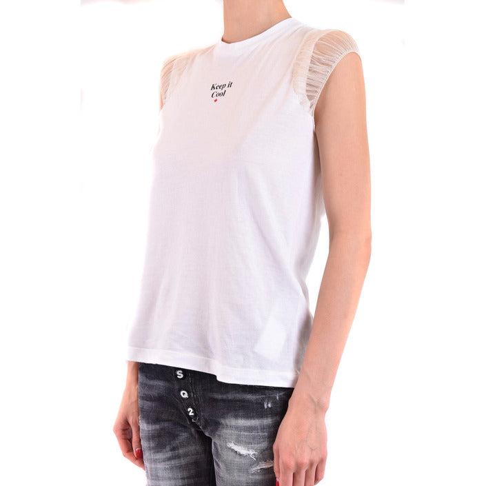 Dsquared2 Women Top-Clothing Tops-Dsquared2-white-XS-Urbanheer