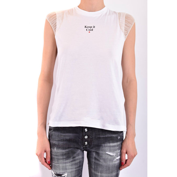Dsquared2 Women Top-Clothing Tops-Dsquared2-white-XS-Urbanheer