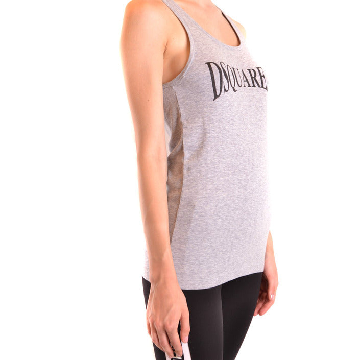 Dsquared2 Women Undershirt-Clothing Tank-Top-Dsquared2-grey-S-Urbanheer