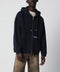 Dsquared2 Zip-up hoodie in stretch cotton, blue