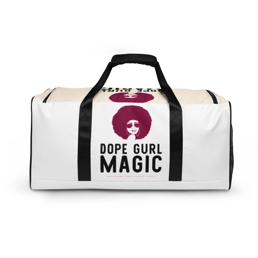 Duffle Bag-Duffle Bag-Dope Gurl Magic-22″ × 11.5″ × 11.5″-Urbanheer