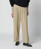 Dunst Beige double-pleat trousers in cotton blend