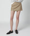 Dunst Beige mini skort