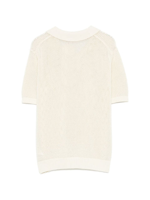 Dunst Cotton and linen polo shirt