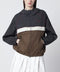 Dunst Grey/beige/brown zip-up windbreaker