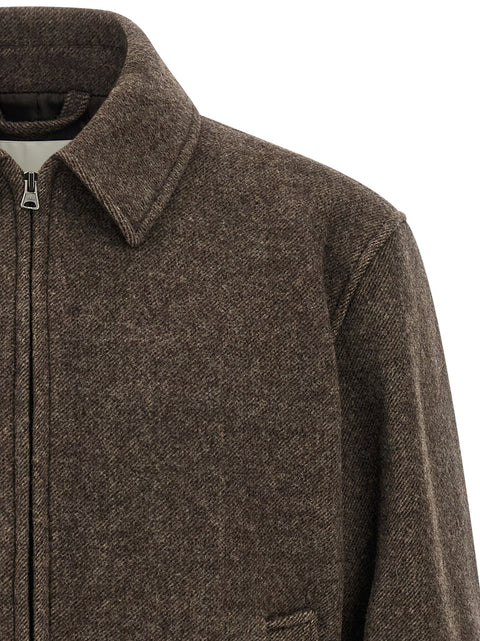 Dunst Mélange Brown Wool Jacket