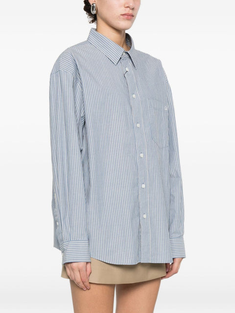 Dunst Striped cotton shirt