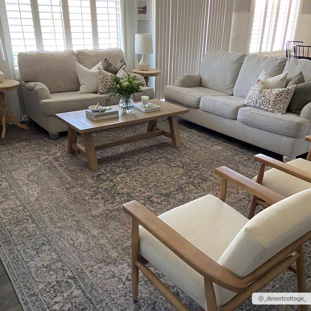 Dusty Sage Greenpoint Medallion Washable Area Rug-Rugs-Hauteloom-2'7" x 7'3" Runner-Urbanheer