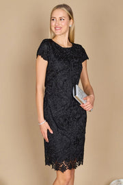 Dylan And Davids Short Lace Formal Evening Cocktail Dress Black-Dress-Dylan & Davids-10-Urbanheer