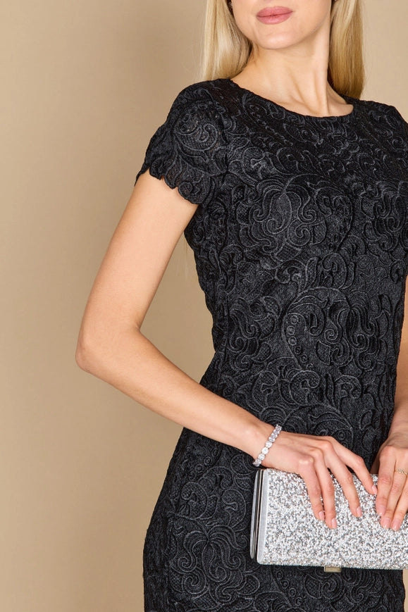 Dylan And Davids Short Lace Formal Evening Cocktail Dress Black-Dress-Dylan & Davids-10-Urbanheer