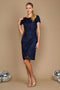 Dylan And Davids Short Lace Formal Evening Cocktail Dress Navy-Dress-Dylan & Davids-10-Urbanheer