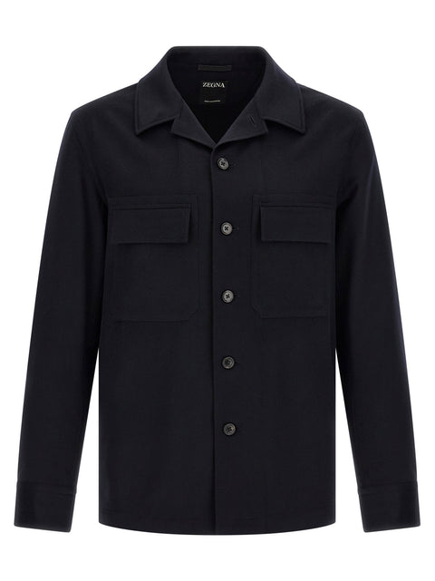 Zegna Oasis Cashmere Overshirt