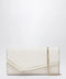 Jimmy Choo Emmie Pouch With Light Gold Micro-Glitter