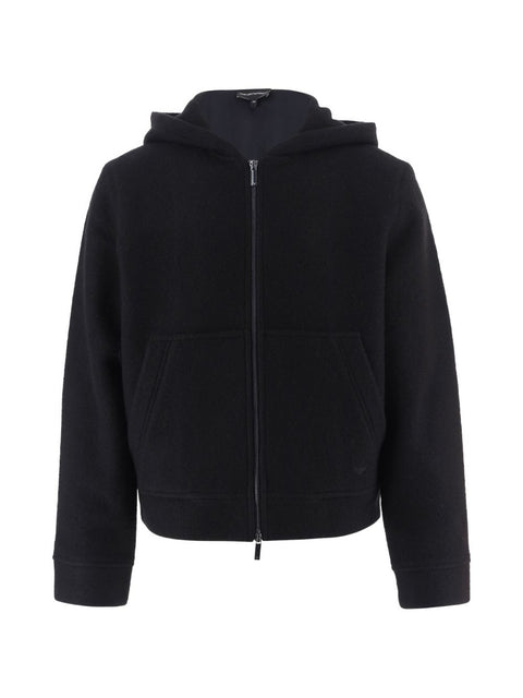 EMPORIO ARMANI CAPSULE Coats BLACK