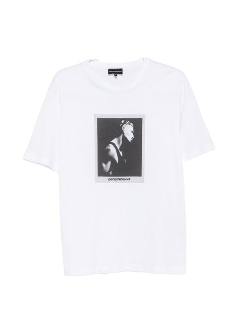 EMPORIO ARMANI CAPSULE T-shirts and Polos WHITE