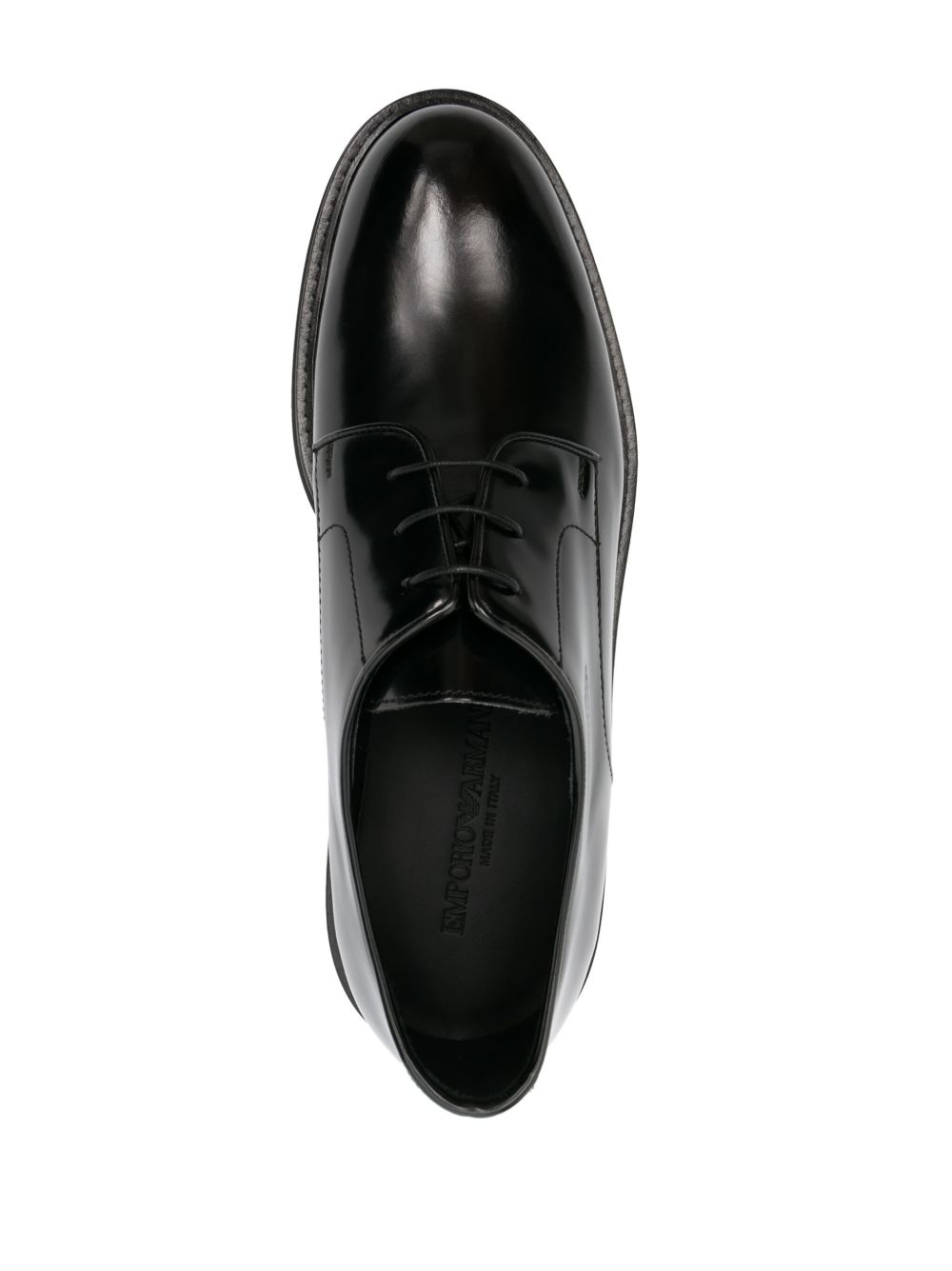 EMPORIO ARMANI EXCLUSIVE Derby shoes in buffed leather