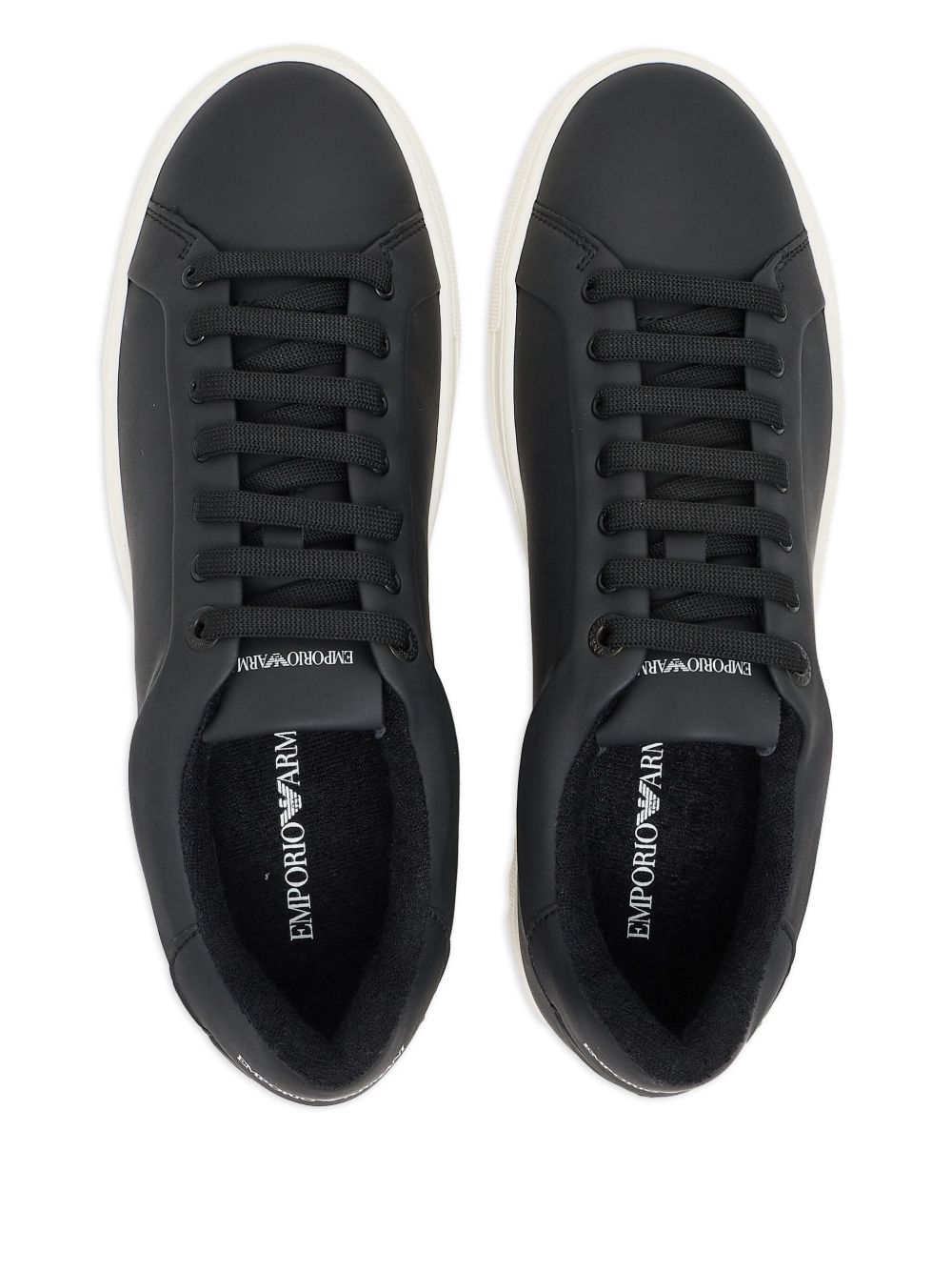 EMPORIO ARMANI EXCLUSIVE Soft leather sneakers