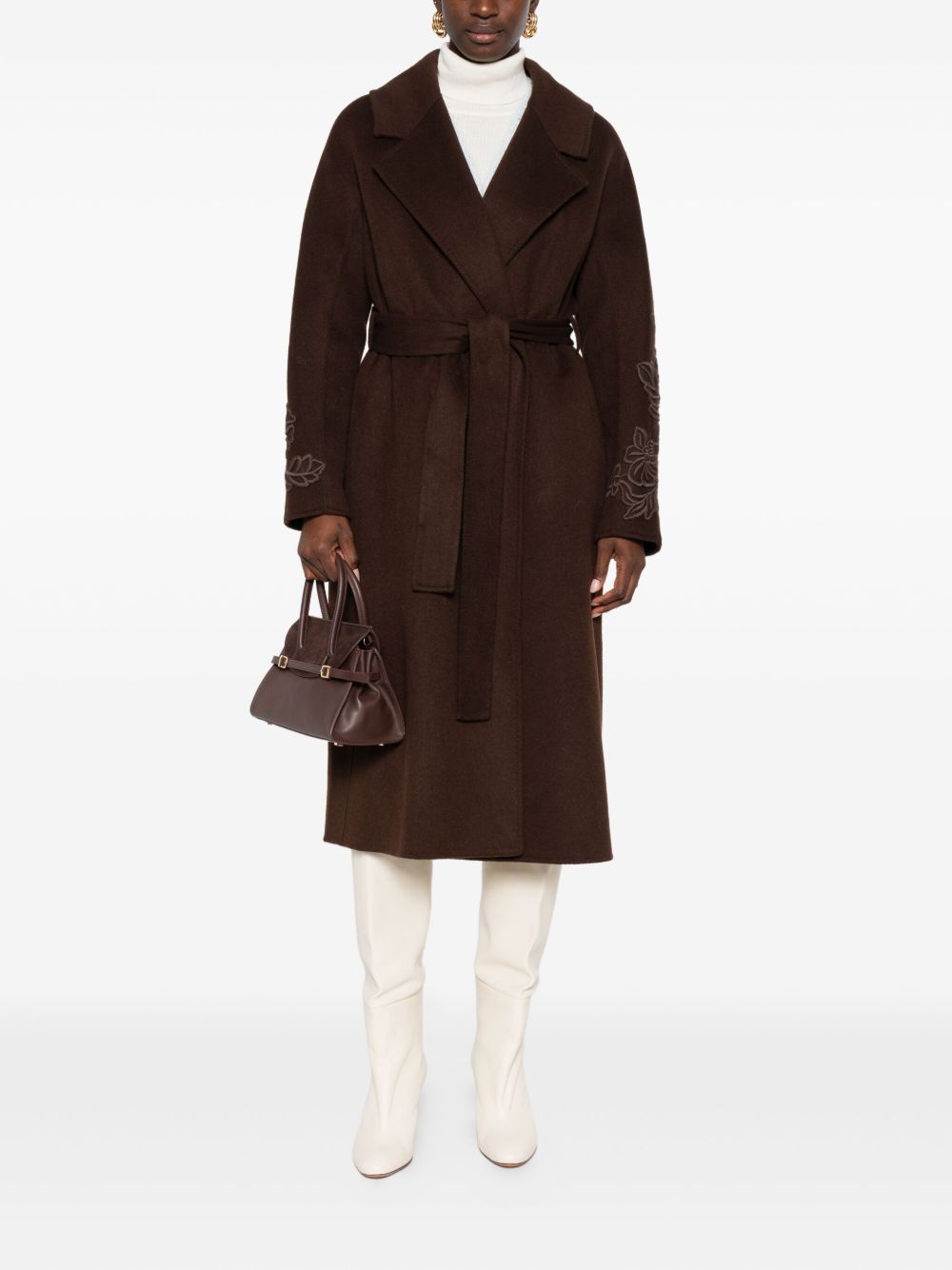 ERMANNO FIRENZE Coats Brown