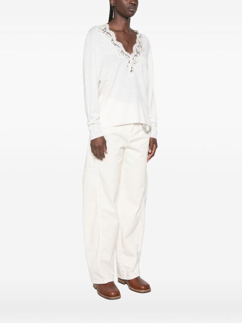 ERMANNO FIRENZE Sweaters WHITE