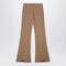 Entire Studios Cotton beige flared trousers
