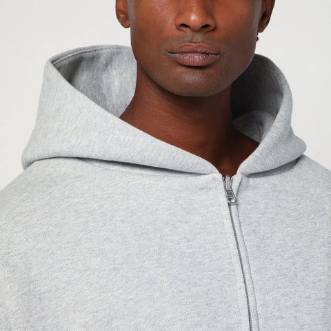 Entire Studios Grey zip cotton sweatshirt