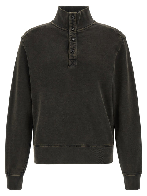 Entire Studios Buttoned Turtleneck Sweatshirt