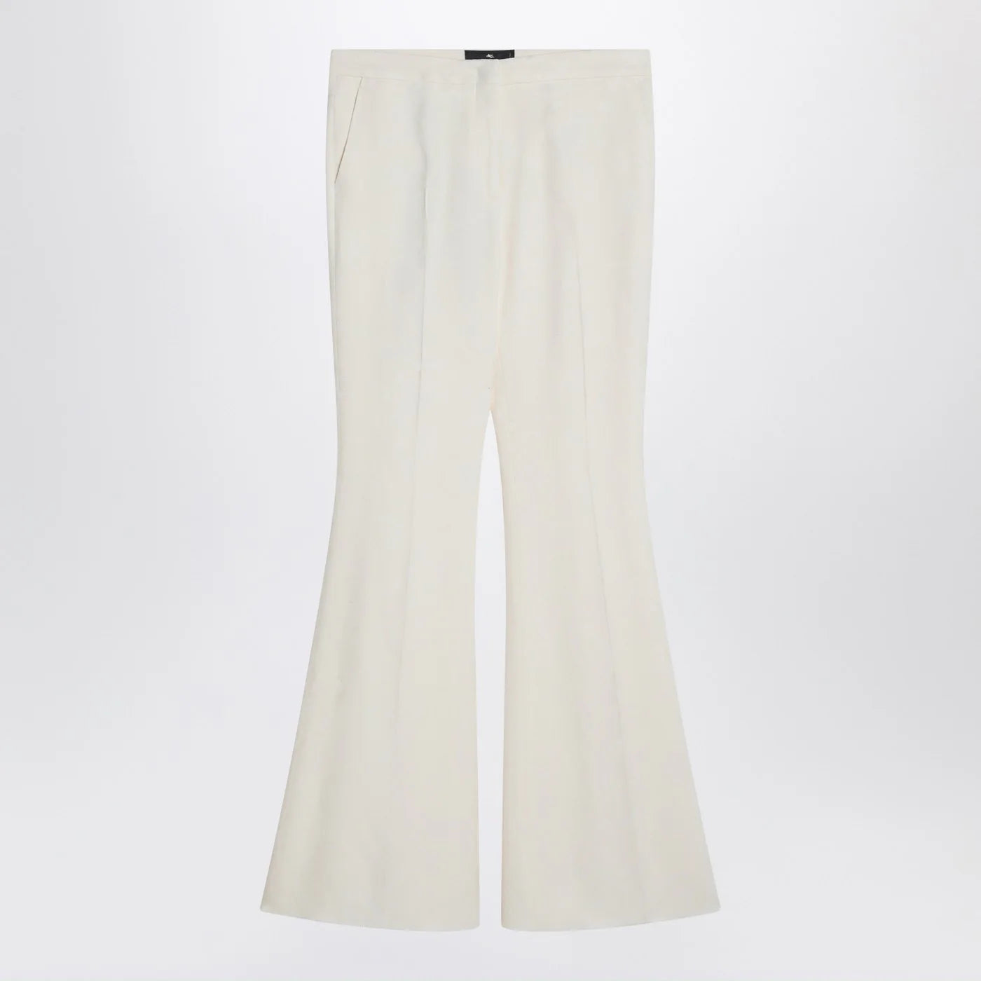 ETRO Flared trousers in ivory viscose