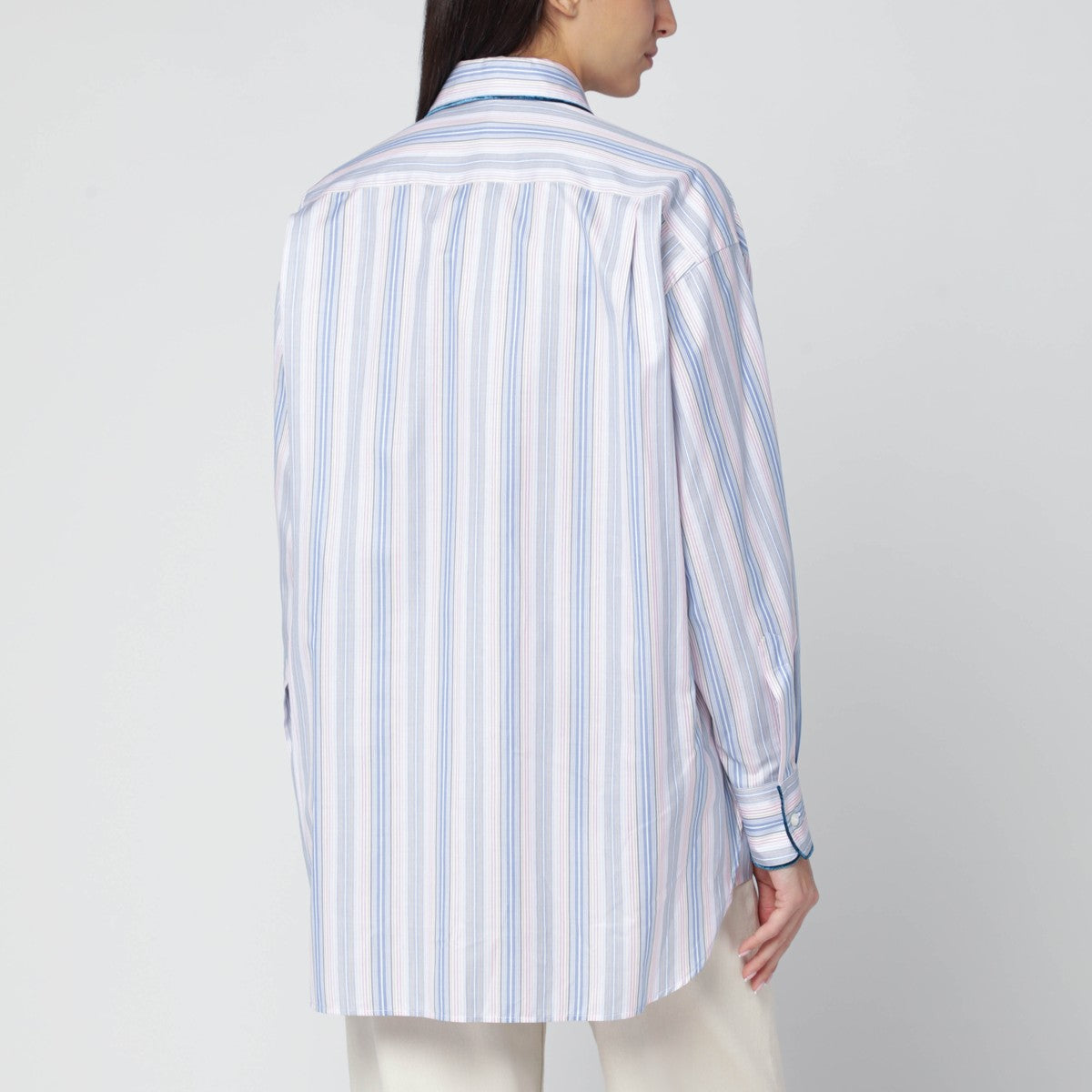 ETRO Striped poplin shirt