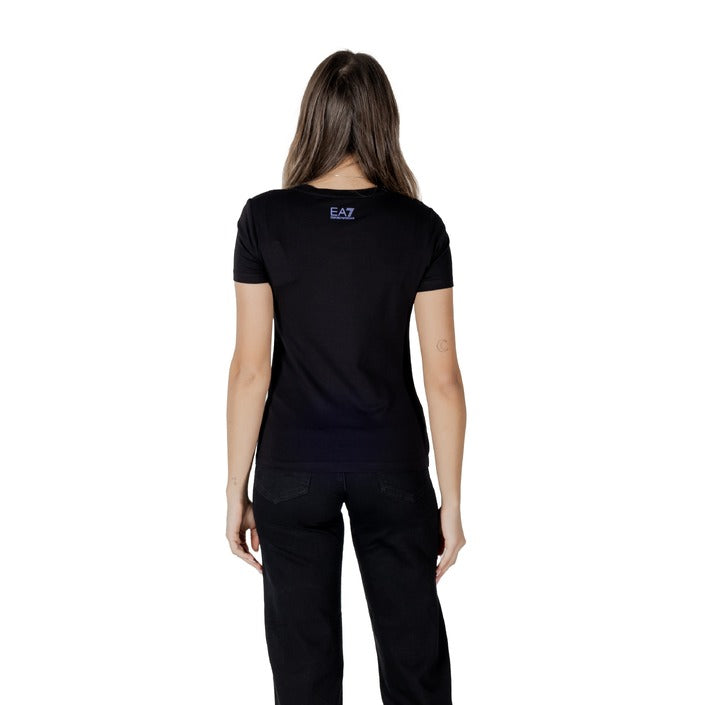 Ea7 Women T-Shirt-Topwear-Ea7-black-XS-Urbanheer