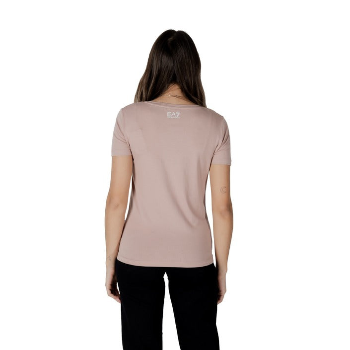 Ea7 Women T-Shirt-Topwear-Ea7-pink-XS-Urbanheer