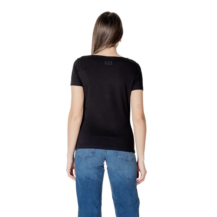 Ea7 Women T-Shirt-Topwear-Ea7-black-XS-Urbanheer