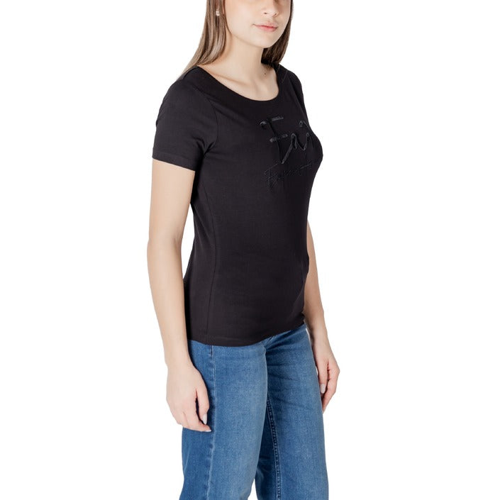 Ea7 Women T-Shirt-Topwear-Ea7-black-XS-Urbanheer