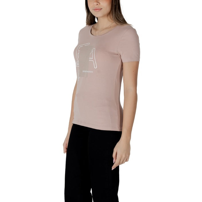 Ea7 Women T-Shirt-Topwear-Ea7-pink-XS-Urbanheer
