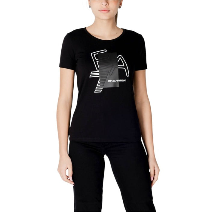 Ea7 Women T-Shirt-Topwear-Ea7-black-XS-Urbanheer