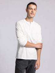 Earle Top - Long Sleeve Henley BRIGHT WHITE-Shirts-Thread & Supply (Mens)-S-BRIGHT WHITE-Urbanheer