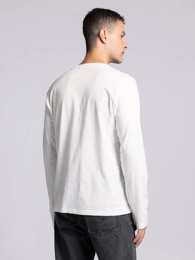 Earle Top - Long Sleeve Henley BRIGHT WHITE-Shirts-Thread & Supply (Mens)-S-BRIGHT WHITE-Urbanheer
