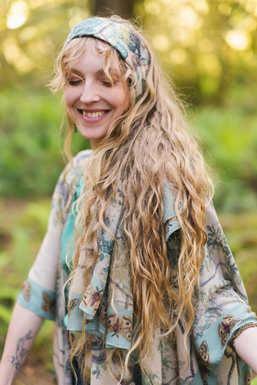 Earth and Sky Bohemian Bamboo Scarf with Tree Print-Scarf-Market of Stars-68cm x 155cm-Urbanheer