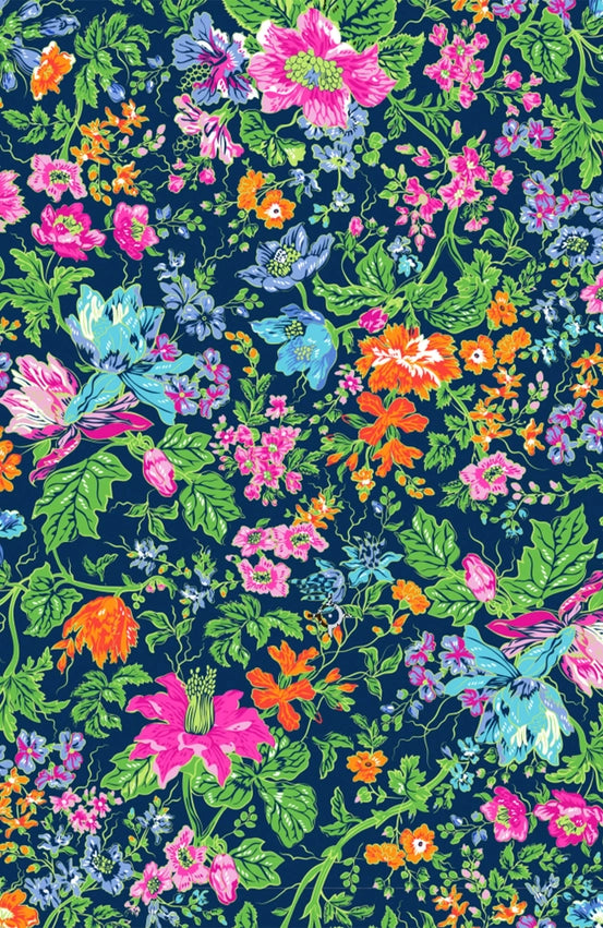 Easy Peasy Dress- English Garden-Dress-Gretchen Scott LLC-XXS-Navy-Urbanheer