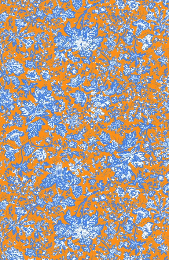 Easy Peasy Dress- English Garden-Dress-Gretchen Scott LLC-XXS-Orange-Urbanheer