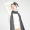 Echarpe en cachemire gris anthracite-écharpe-Studio Cashmere8-TU-SC8-00004-gris anthracite-Urbanheer
