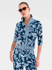 Effortless Top - Stunning Stippling-Top-Gretchen Scott LLC-XS-Navy-Urbanheer