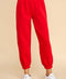 Elastic Waistband Jogger Sweatpants-Sweatpants-TCEC-S-Red-Urbanheer