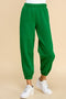 Elastic Waistband Jogger Sweatpants-Sweatpants-TCEC-S-KELLY GREEN-Urbanheer
