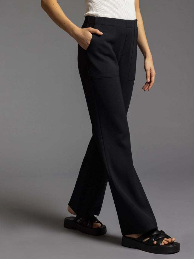 Elastic Waistband Modal Pants - Mylie Pants BLACK-Pants-Weekend Los Angeles-XS-BLACK-Urbanheer